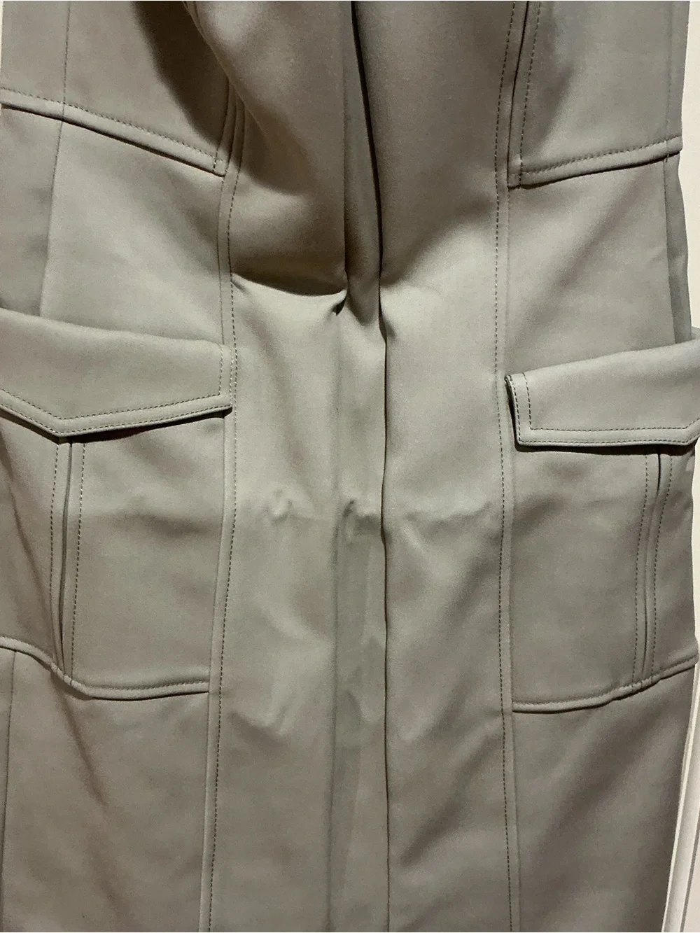 🔥CLEARANCE🔥 NWOT Dion Lee Strapless Cargo Pocket Midi Dress in Green, Size US 6 - Picture 3 of 8